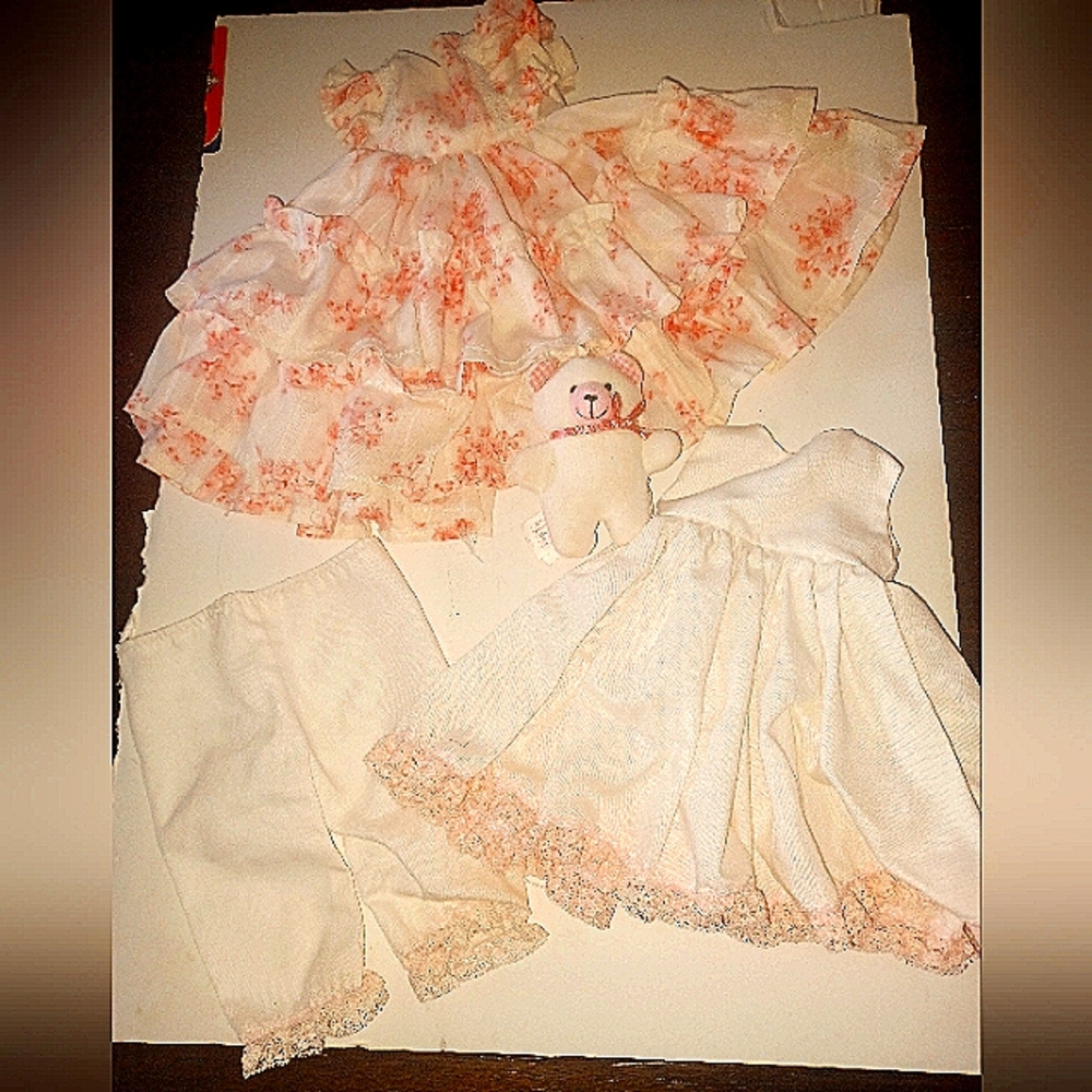 Cute doll dress set